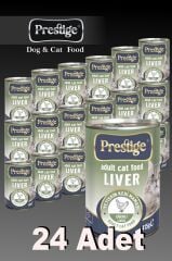 24 ADET PRESTİGE CİĞERLİ KEDİ KONSERVE MAMASI