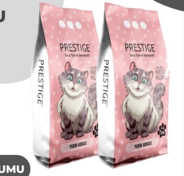 PRESTİGE 2*10 LT PUDRA KOKULU KEDİ KUMU