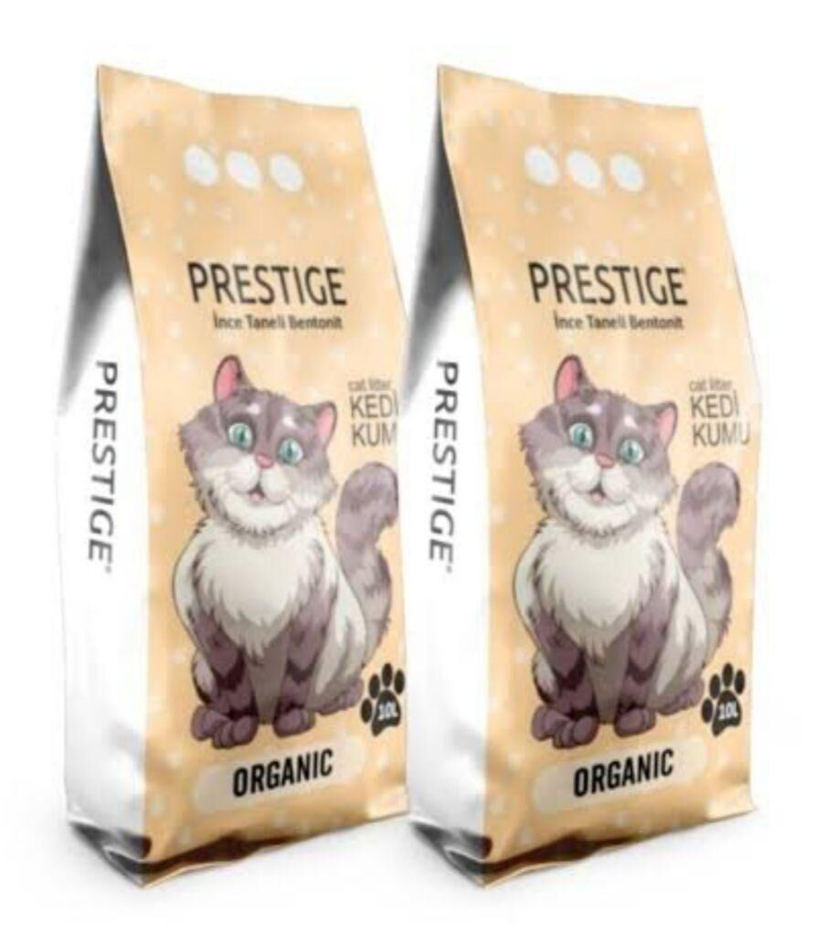 PRESTİGE 2*10 LT NATUREL (KOKUSUZ) KEDİ KUMU
